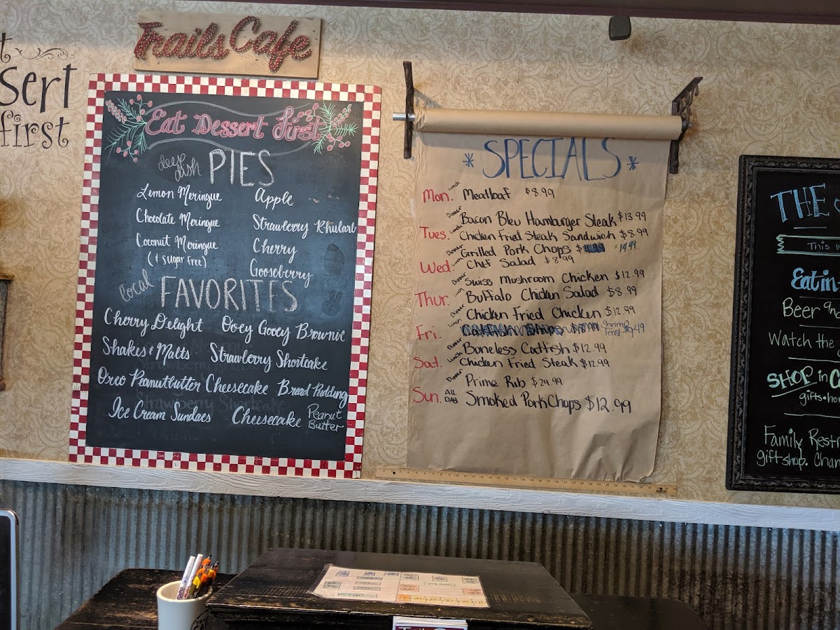 Menu - Trails Café photo 10