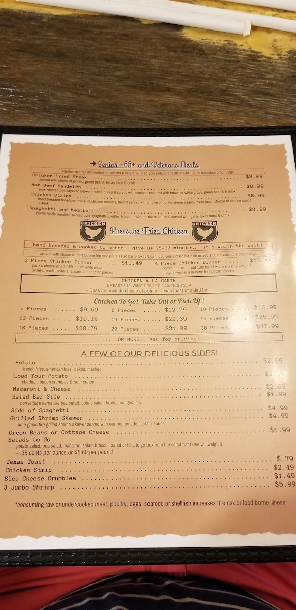Menu - Trails Café photo 9